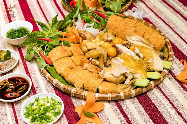 GÀ BÓ XÔI TRỨNG NON HẠT SEN + NẤM HƯƠNG