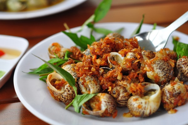 ỐC HƯƠNG CHÁY TỎI