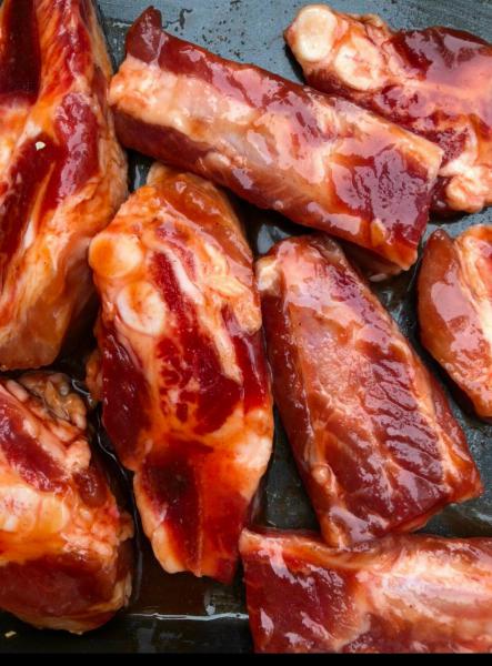 Sườn nướng bó xôi 